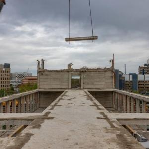 Betonelementen uit in-situ gezaagd